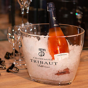 Champagne Tribaut Schloesser Rosé. Foto: Dirk Jürgensen